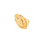 COCTAIL RING PLAIN YELLOW