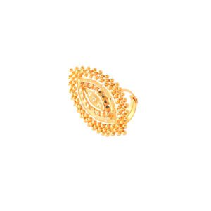 COCTAIL RING PLAIN YELLOW
