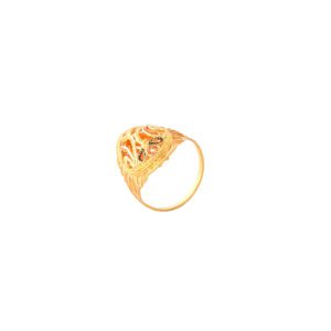 PLAIN YELLOW MEENKARI RING