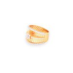 Wide Band American Diamond Ring for Women