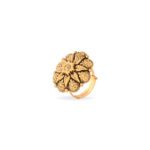 Antique Floral Adjustable Ring for Women