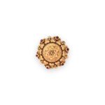Antique Circular Floral Statement Ring