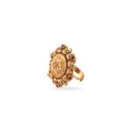 Antique Circular Floral Statement Ring