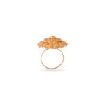 22KT Gold Paisley Floral Ring for Women