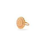 Delicate Flower-Inspired 22KT Gold Ring