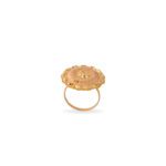 Delicate Flower-Inspired 22KT Gold Ring