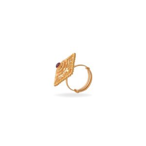 SQUARE SHAPED FILIGREE MOTIF RING