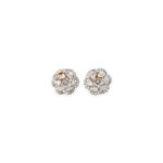 Diamond Stud Earrings in White Gold