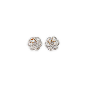 Diamond Stud Earrings in White Gold