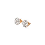 Diamond Stud Earrings in White Gold