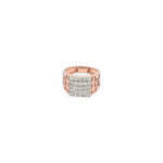 Square Cluster Diamond Ring for Men