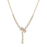 Elegant Drop Design with Petal Motifs