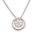 Floral Design with Matching Earrings