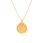 Traditional Antique Round Gold Pendant
