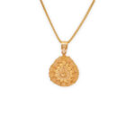 Traditional Gold Teardrop Pendant Set