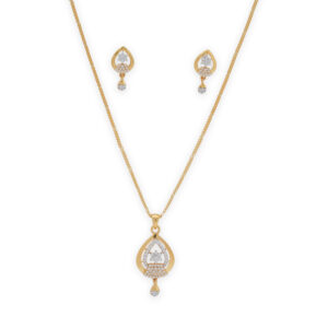 Crystal Teardrop Elegance Pendant Set