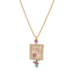 Regal Mosaic Square Pendant Set