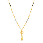 Sleek Circle Pendant Mangalsutra