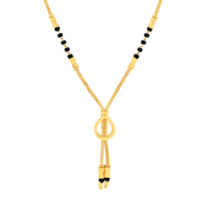 Sleek Circle Pendant Mangalsutra