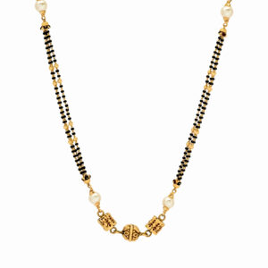 Elegant Pearl-Accented Mangalsutra