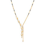 Elegant Rodium Accented Mangalsutra