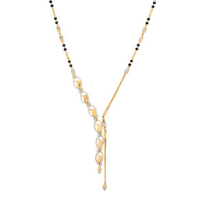 Elegant Rodium Accented Mangalsutra