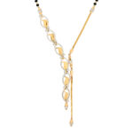 Elegant Rodium Accented Mangalsutra