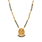 Graceful Lakshmi Gold Mangalsutra Pendant