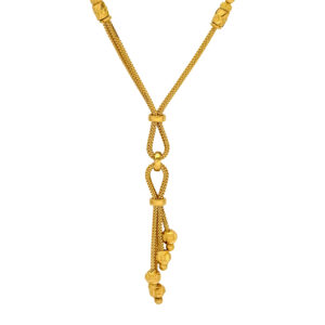 Elegant Gold and Black Bead Mangalsutra