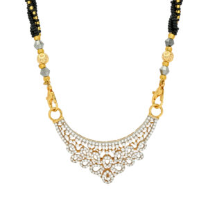 Elegant Mangalsutra with Crystal Pendant