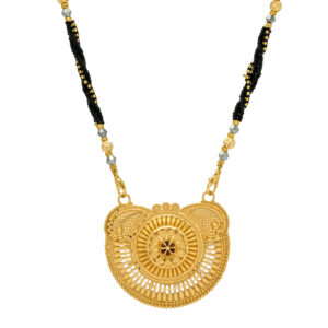 Traditional Maharashtrian Gold Mangalsutra Pendant