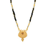 Royal Radiance Gold Pendant Necklace