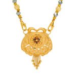 Royal Radiance Gold Pendant Necklace