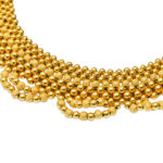 Traditional Gold Beaded Indian Necklace