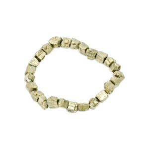 Golden Raw Pyrite Bracelet