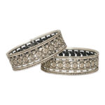 Elegant Handcrafted Oxidized Silver Bangles