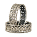Elegant Handcrafted Oxidized Silver Bangles