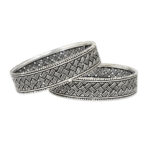 Handcrafted Sterling Silver Bangle Set