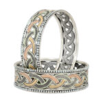 Trinity Weave Sterling Silver Bangles