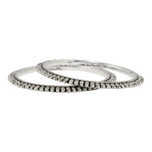 Elegant Antique Silver Bangles