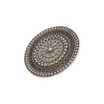 Intricately Designed Silver Medallion