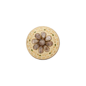 Traditional Kundan Floral ring