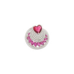 Radiant Heart Ruby Brooch