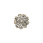 Antique Floral Medallion Brooch