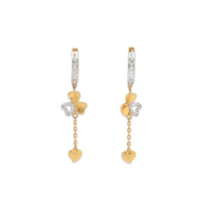 Elegant Heart Drop Earrings