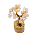 Elegant Rose Quartz Gemstone Tree