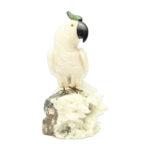 White Quartz Cockatoo on Crystal Base