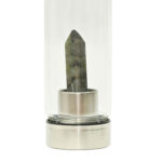 Crystal Infused Glass Water Bottle