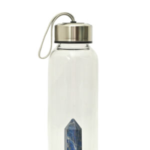 Crystal Infusion Glass Water Bottle