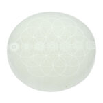 Selenite Chakra Engraved Charging Plate – Energy Balancer
